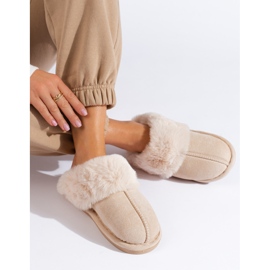 Zapatillas de mujer beige Shelovet 3