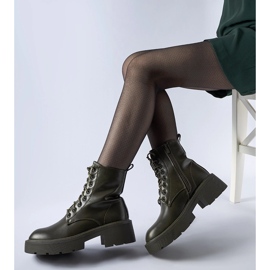 Botines verdes con aislamiento y suela gruesa de Cirillo 1 Botines verdes con aislamiento y suela gruesa de Cirillo 1