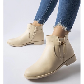 Botines planos beige con aislamiento de Raimondo 1