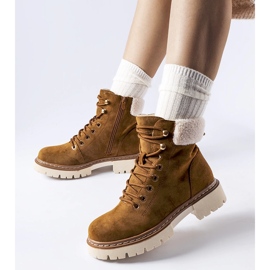 Botas de invierno de mujer con aislamiento marrón Bassano 1