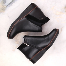 Botas de cuña de mujer en piel con aislamiento negro Filippo DBT4781 3