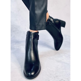 Botas negras de tacón Dolores negro 2