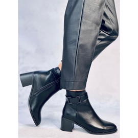 Botas negras de tacón Dolores negro 1