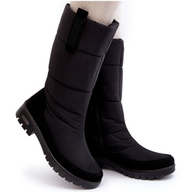 Botas de nieve aisladas para mujer Progress PROGJ-22-136 Negro 9