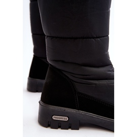 Botas de nieve aisladas para mujer Progress PROGJ-22-136 Negro 8