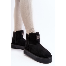 Botas de nieve veganas con plataforma impermeable D.Franklin DFSH371004 Negro 5