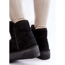Botas de nieve veganas con plataforma impermeable D.Franklin DFSH371004 Negro 8