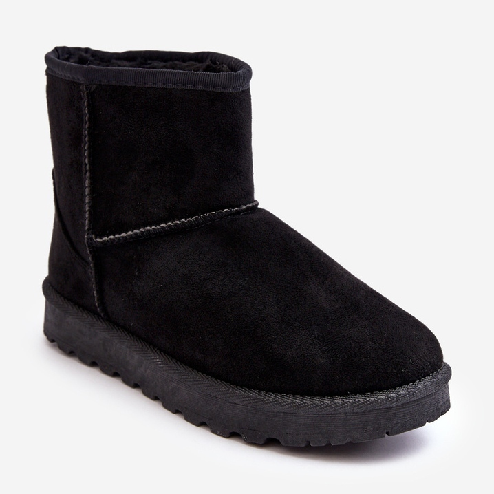 Botas de nieve aislantes de ante para mujer Black Nanga negro 1