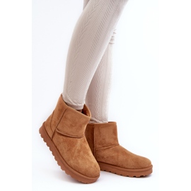 Botas de nieve aislantes de ante para mujer Camel Nanga marrón 2 Botas de nieve aislantes de ante para mujer Camel Nanga marrón 2