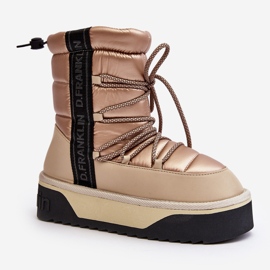 Botas de Nieve Mujer Suela Gruesa Vegana D.Franklin DFSH371006 Beige 1