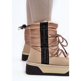 Botas de Nieve Mujer Suela Gruesa Vegana D.Franklin DFSH371006 Beige 6