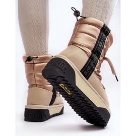 Botas de Nieve Mujer Suela Gruesa Vegana D.Franklin DFSH371006 Beige 7