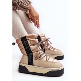 Botas de Nieve Mujer Suela Gruesa Vegana D.Franklin DFSH371006 Beige 8