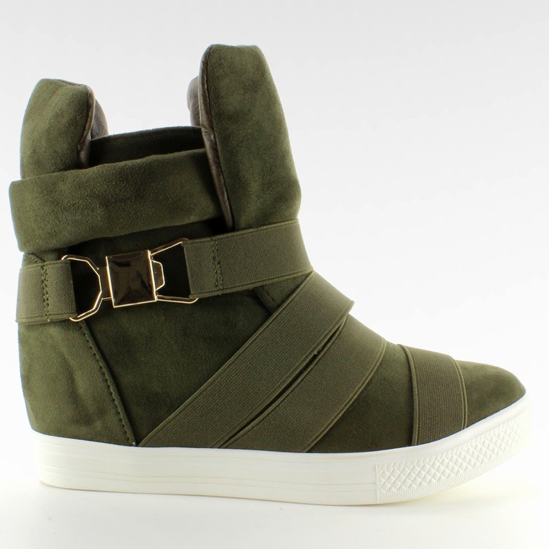 Deportivas con tiras de goma F-215 Verde Oliva 1