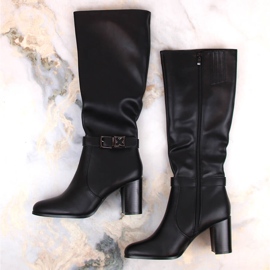 Botas negras con aislamiento para mujer de Sergio Leone KZ103 negro 1