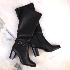 Botas negras con aislamiento para mujer de Sergio Leone KZ103 negro 2