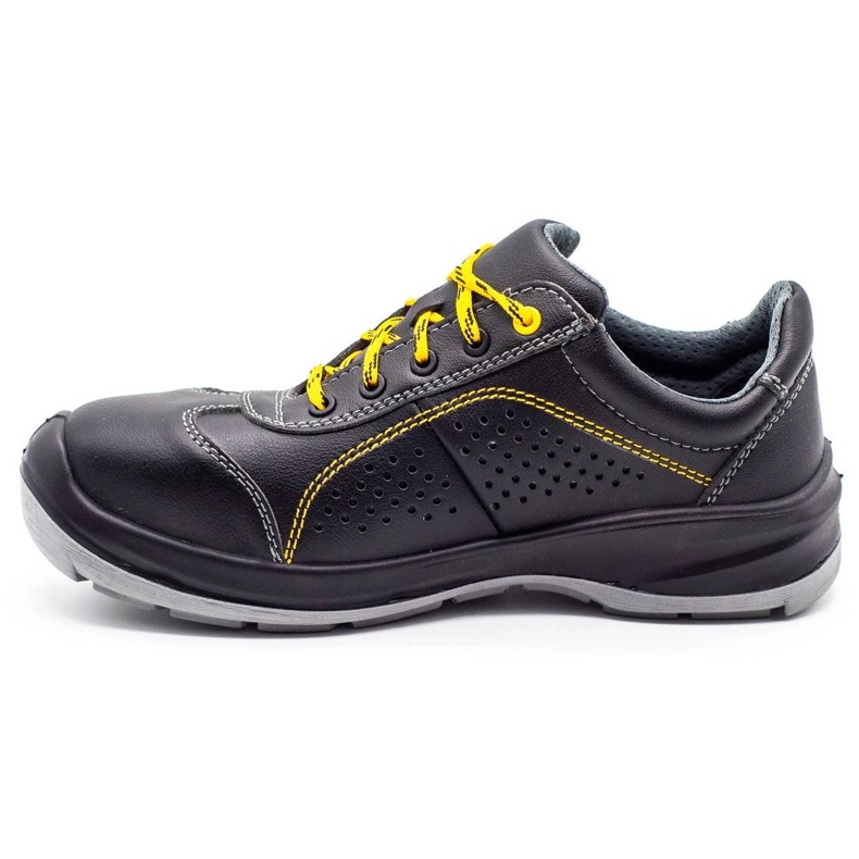 ŁUKPOL Zapatos de trabajo para hombre Techwork 1128P, negro 1