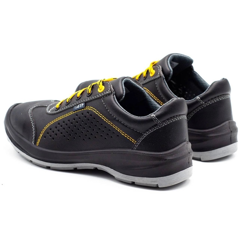 ŁUKPOL Zapatos de trabajo para hombre Techwork 1128P, negro 5