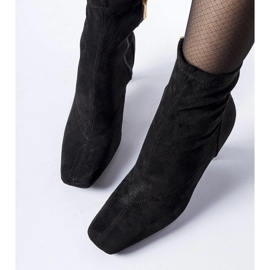 Botines tacón bajo Lucerna negros 2