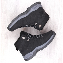 Botas altas de invierno con aislamiento para hombre, negras negro 3