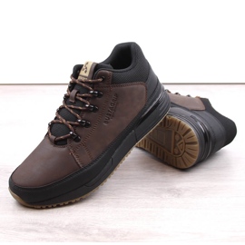 Deportivas altas hombre Bustagrip piel marrón 3