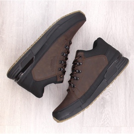 Deportivas altas hombre Bustagrip piel marrón 4