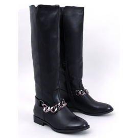 Botas plena flor de mujer Daigle Black negro 1