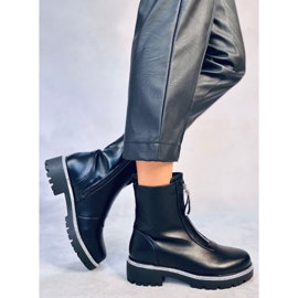 Botines Teah Black con circonitas negro 3