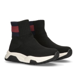 Tommy Hilfiger Sock Sneaker Negro W Calzado T3A9-33007-0702999-999 1 Tommy Hilfiger Sock Sneaker Negro W Calzado T3A9-33007-0702999-999 1