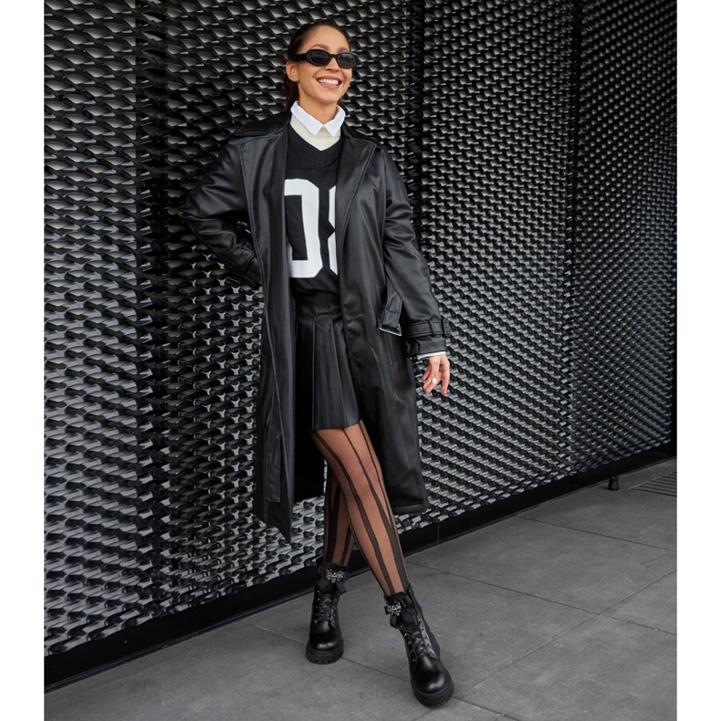 Botas aislantes de piel Karino negro 1