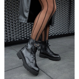 Botas aislantes de piel Karino negro 2 Botas aislantes de piel Karino negro 2