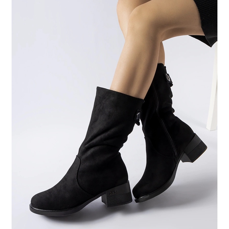 Botas Croquetaigne cortas aislantes negras negro 1 Botas Croquetaigne cortas aislantes negras negro 1