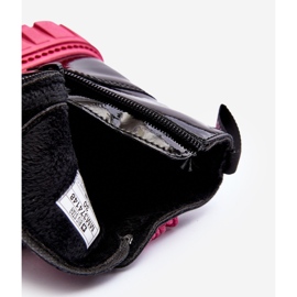 Botas Infantiles Charol Aislante Big Star MM374148 Negro y Rosa 6