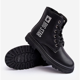 Botas Cálidas Infantiles de Piel Big Star MM374152 Negro 5