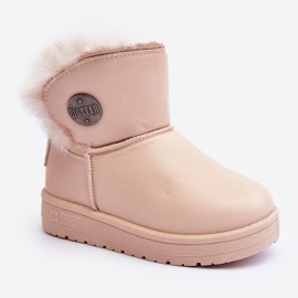Botas de Nieve Infantil Aislante con Pelo Beige Big Star MM374084 7