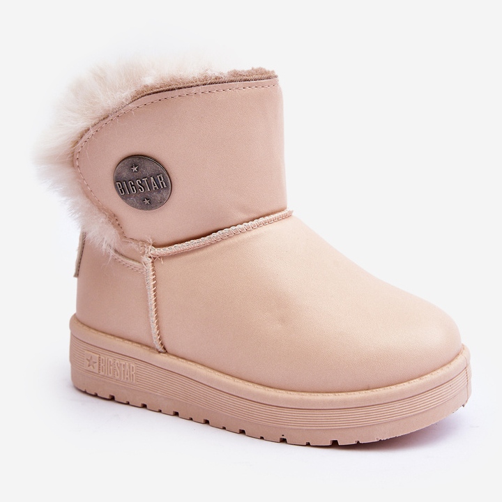 Botas de Nieve Infantil Aislante con Pelo Beige Big Star MM374084 1