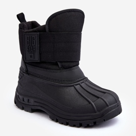 Botas de nieve para niños con aislamiento de velcro negro Big Star MM374122 8