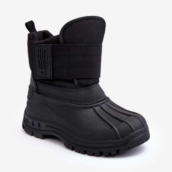 Botas de nieve para niños con aislamiento de velcro negro Big Star MM374122 1