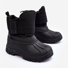 Botas de nieve para niños con aislamiento de velcro negro Big Star MM374122 2