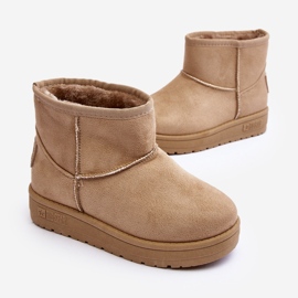 Botas de Nieve Aislantes Infantiles Beige Big Star MM374056 5