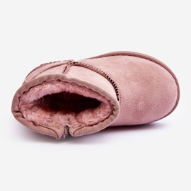 Botas de Nieve Infantiles Aislantes con Cremallera Rosa Big Star MM374101 rosado 7