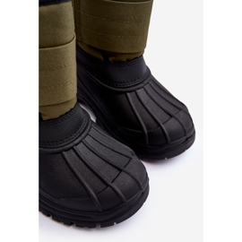 Botas de nieve para niños con aislamiento de velcro Kaki Big Star MM374123 verde 7