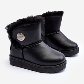 Botas de Nieve para Niños Forradas con Pelo Negro Big Star MM374082 2