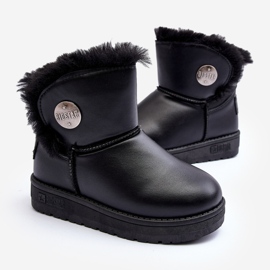 Botas de Nieve para Niños Forradas con Pelo Negro Big Star MM374082 3