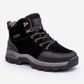 Zapatillas Trekking Trapper Hombre Negro Fontanoe 1