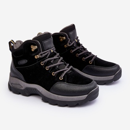 Zapatillas Trekking Trapper Hombre Negro Fontanoe 2