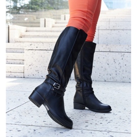 Botas Aldisio negras con aislamiento alto negro 1