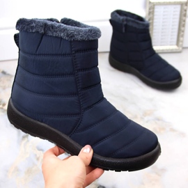 Potocki Botas de nieve para mujer azul 1
