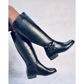 Botas plena flor mujer Jessie Black negro 4