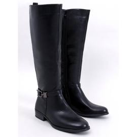 Botas plena flor mujer Jessie Black negro 1